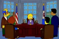 The Simpsons have already revealed the President of the United States.