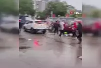 A vehicle in China crashed into a crowd outside a school! Many students were injured.