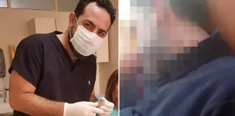 He hit the dentist on the head and sent the moments of his struggle for life to his mother.