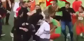 In an amateur league match, the field was chaotic, and the police headbutted a player! An investigation has been launched.