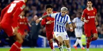 Brighton defeated the champion Liverpool.