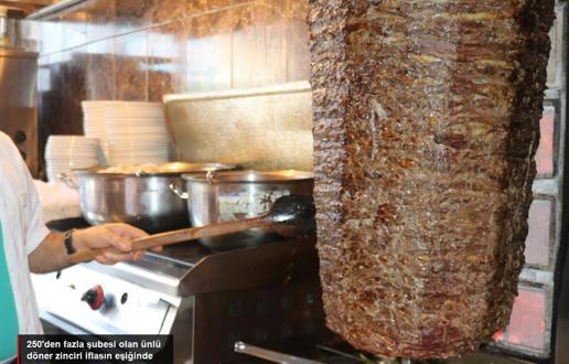 250'den fazla şubesi olan ünlü döner zinciri iflasın eşiğinde
