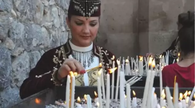 Armenians Hold Third Religious Service At Akdamar Church
