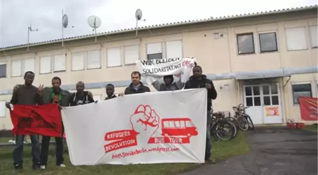 Refugee Protesters Tour Through Germany