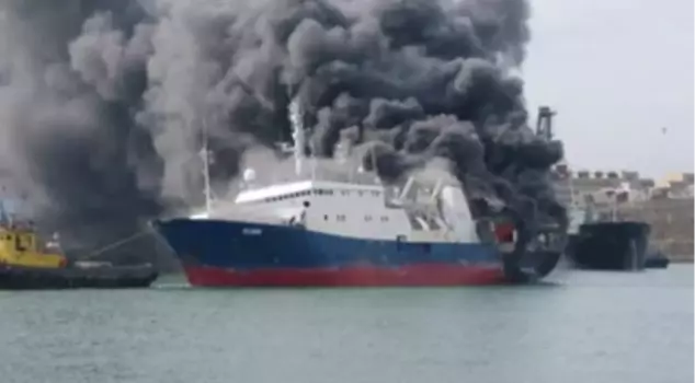 Fire On Turkish Tanker In Bosporus Strait Extinguished