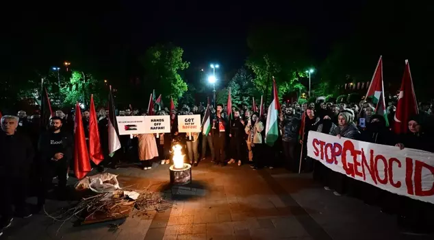 Li Stenbolê êrîşên Îsraîlê yên dijî Xezeyê hatin protestokirin
