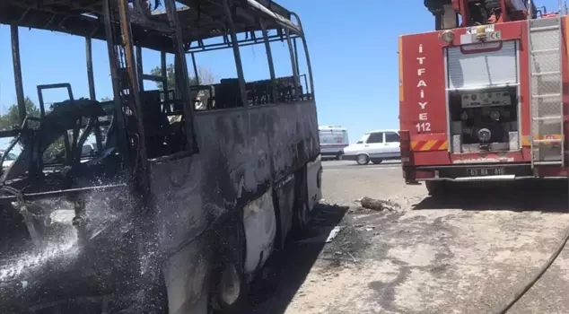 Li Şanliurfayê agirê ku bi otobusê girt ji hêla ekîbên îtfaiyeyê hat temirandin