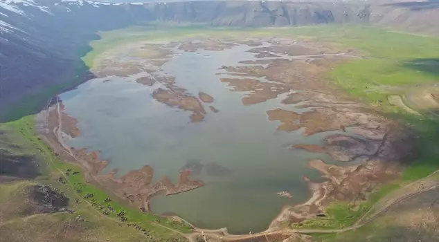 Gola Meydan Bogazi ya ku par hindik ma ku zîha bibe bi saya baranê îsal gihîşt asta xwe ya berê