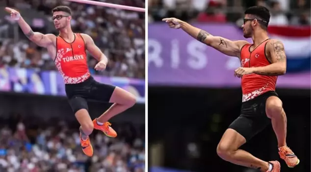 Ersu Şaşma, who advanced to the finals in Paris 2024, drew attention with his iconic pose.