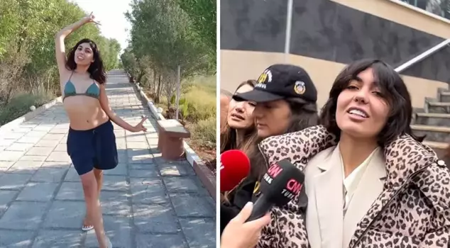 As soon as Bahar Candan was released, she rushed off on vacation.