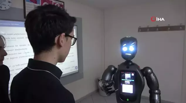 Turkey's first humanoid artificial intelligence robot, Ada, has started teaching.