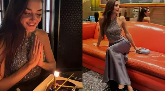 Hande Erçel celebrated her 31st birthday: Here are some photos from the birthday party.