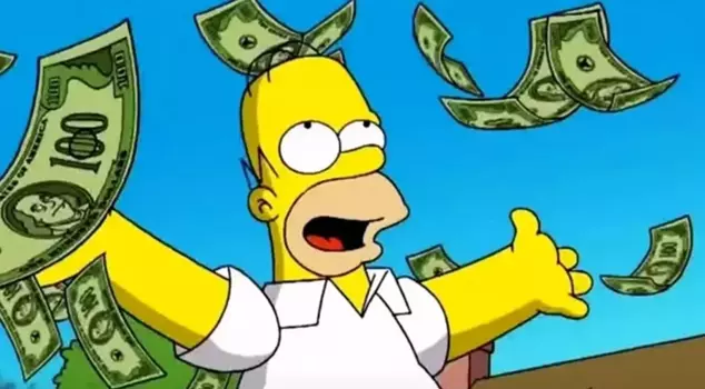 This time, a prophecy about the economy has come from The Simpsons: The end of the dollar is near.