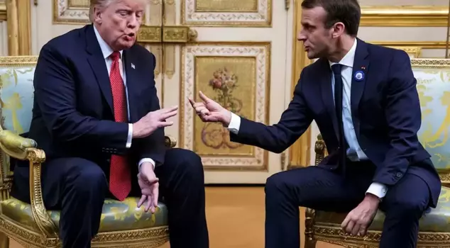 French President Macron threatened the United States with a counter-move in the trade war.