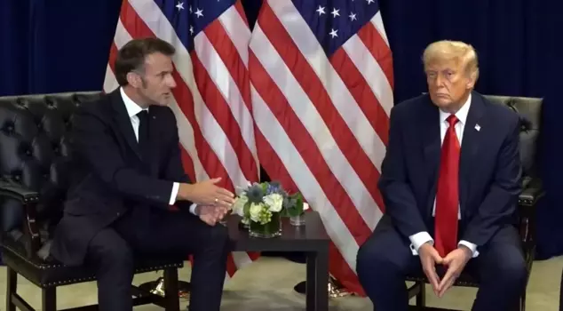 Tension rose between Trump and Macron! Heated debate in front of the cameras.