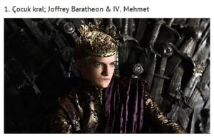 Game Of Thrones'un Osmanl'dan Etkilendiini Gsteren Kantlar