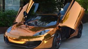 1 Milyon 650 Bin TL'lik Altn Kapl Mclaren ile Tann