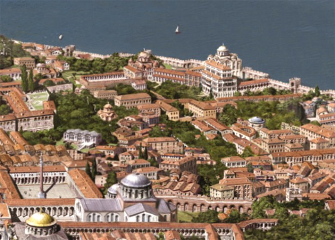 İtalyan Ressamın Çizdiği Fetih Öncesi İstanbul'dan 43 Kare