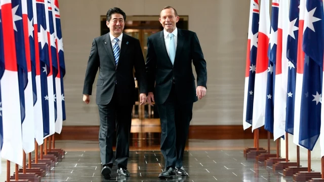 Japan's Abe Ends Rare Australia Visit