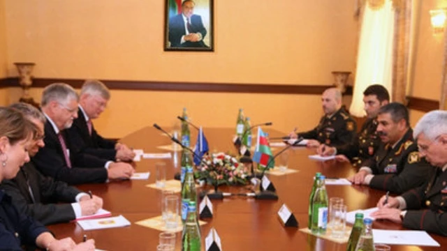 Azerbaijan's Defense Minister Meets With EU Special Representative For South Caucasus