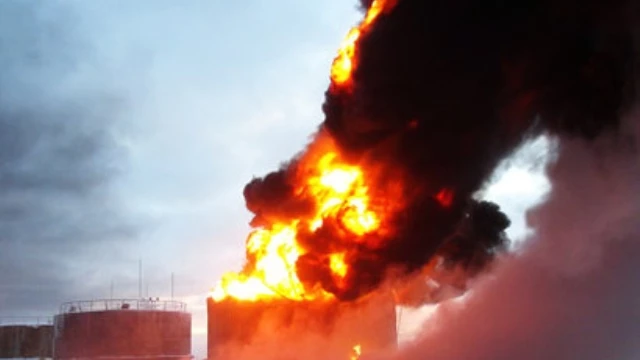 Fire At Petroleum Storage Depot Of U.S. Company Localized In Tbilisi
