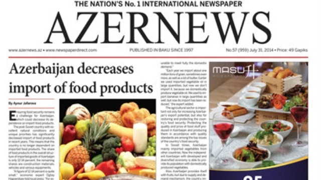 AZERNEWS Releases Another Print Issue