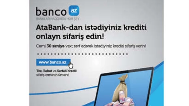 Azerbaijani Atabank Offers Credits Online