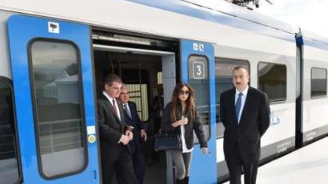 President Ilham Aliyev Attended A Ceremony To Lay The Foundation Of Stadler Ganja Carriage Factory