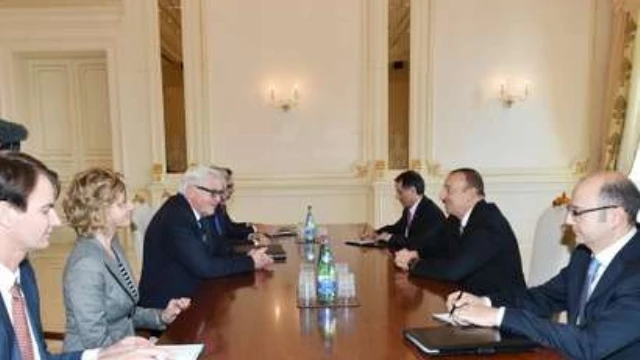 Azerbaijani President Receives German Federal Minister For Foreign Affairs
