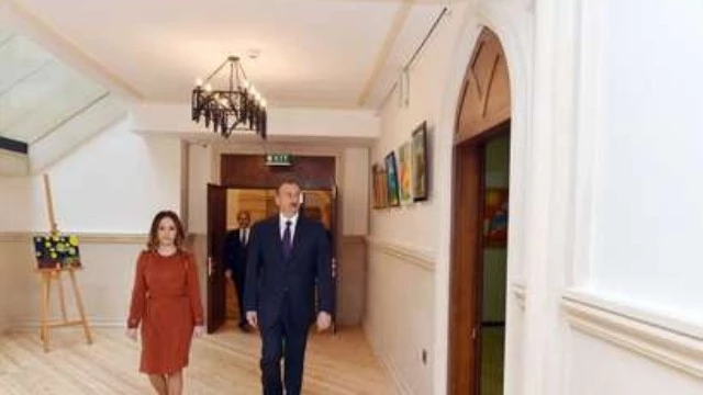 Azerbaijani President Attends Opening Of New Building Of Baku-Oxford School