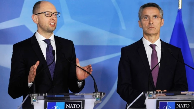 Ukrainian PM Appeals For Help From NATO, EU