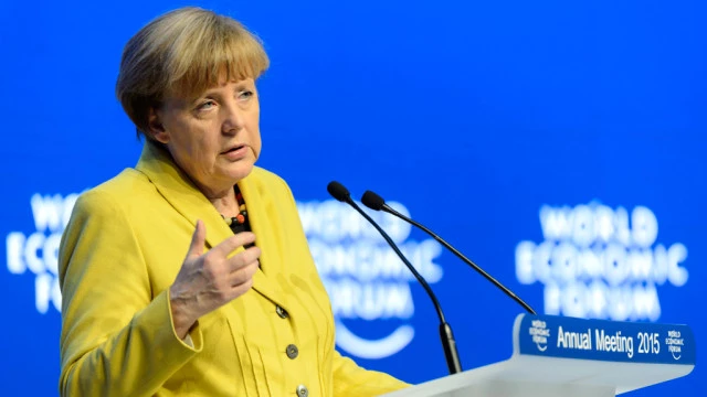 Merkel Praises EU, Criticizes Russia At Davos