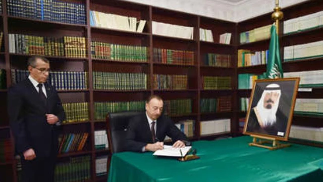 President Aliyev Visits Saudi Arabia's Embassy To Azerbaijan