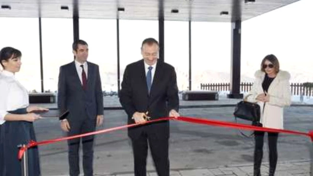 Azerbaijani President And His Spouse Visit Shahdag Tourism Complex