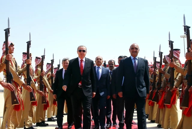 В Аммане Прошла Церемония Встречи Президента Турции