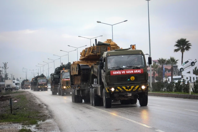 تعزيزات عسكرية تركية تصل منطقة حدودية مع عفرين السورية