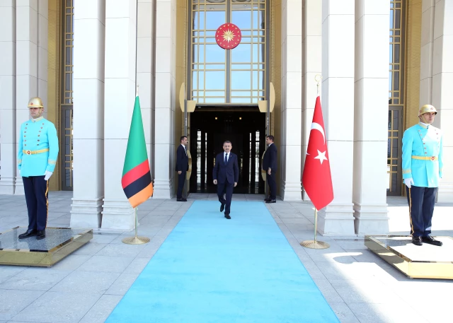 نائب أردوغان يستقبل نظيرته الزامبية في أنقرة