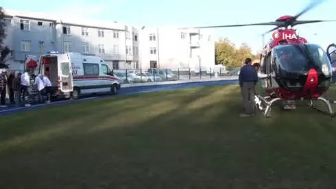 Ambulans Helikopter 1 Günlük Bebek İçin Havalandı