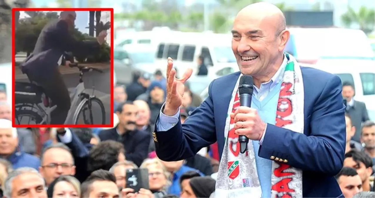 İzmir Büyükşehir Belediye Başkanı Tunç Soyer, Bisikletiyle İzmir Sokaklarında İzmir Büyükşehir Belediye Başkanı Tunç Soyer, Bisikletiyle İzmir Sokaklarında