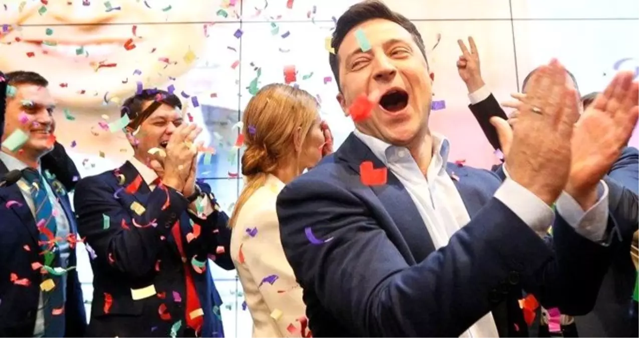Ukrayna Devlet Başkanlığı Seçimlerinin Galibi, Ünlü Komedyen Vladimir Zelenskiy Oldu Ukrayna Devlet Başkanlığı Seçimlerinin Galibi, Ünlü Komedyen Vladimir Zelenskiy Oldu