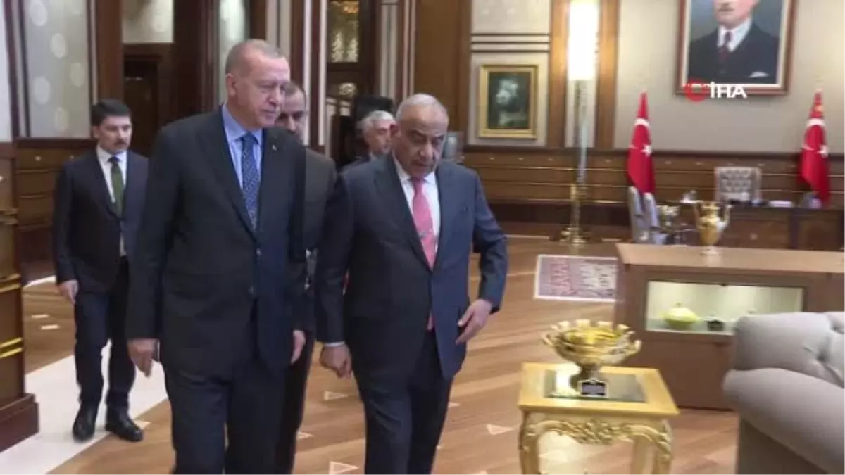Cumhurbaşkanı Erdoğan, Irak Başbakanı Abdulmehdi ile Görüştü Cumhurbaşkanı Erdoğan, Irak Başbakanı Abdulmehdi ile Görüştü
