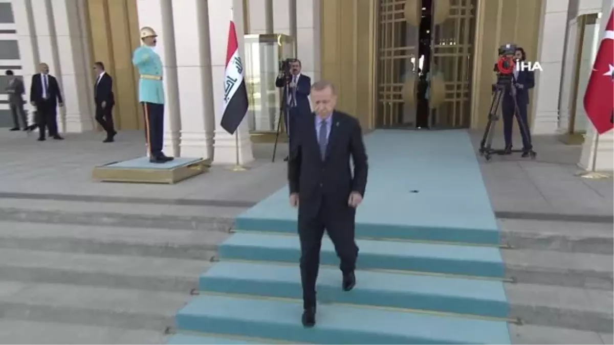Cumhurbaşkanı Erdoğan, Irak Başbakanı Abdulmehdi'yi Resmi Tören ile Karşıladı Cumhurbaşkanı Erdoğan, Irak Başbakanı Abdulmehdi'yi Resmi Tören ile Karşıladı