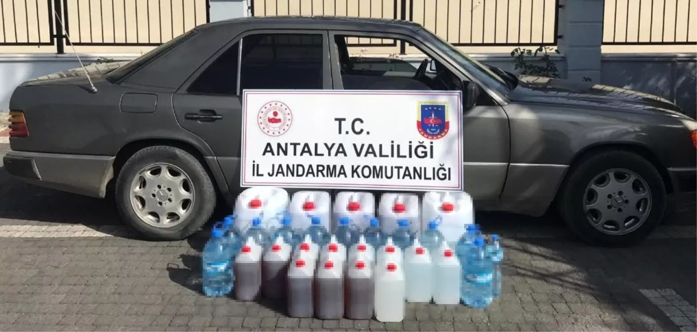 Antalya da sahte içki operasyonu 2 gözaltı Haberler