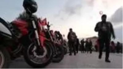 Motosiklet tutkunlarından Cumhuriyet Bayramı korteji Motosiklet tutkunlarından Cumhuriyet Bayramı korteji