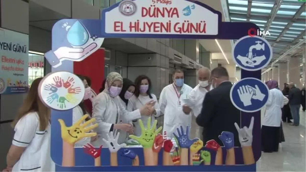 Dünya El Hijyeni Günü Kartal da sağlık çalışanları ve hasta yakınları