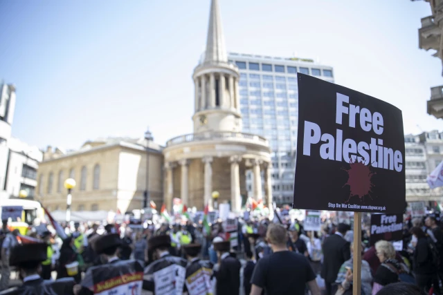 ذكرى النكبة.. مظاهرة مناهضة لإسرائيل في لندن