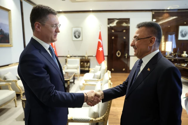 نائب أردوغان يستقبل نائب رئيس الوزراء الروسي