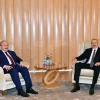 الرئيس الأذربيجاني يلتقي رئيس البرلمان التركي في باكو