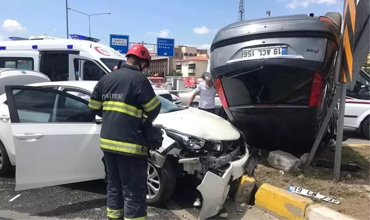 Son dakika haberi Çorum da trafik kazası 3 yaralı Haberler