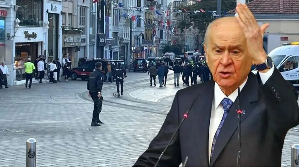 Taksim deki saldırıyla ilgili ne diyeceği merak konusu olan Bahçeli den